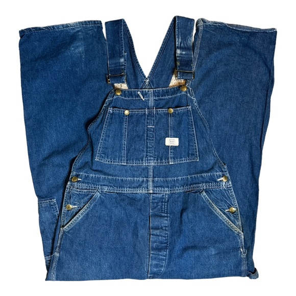 VINTAGE 50’S SEARS UNION MADE DENIM JEAN BIB UNISEX OVERALLS - Picture 5 of 11